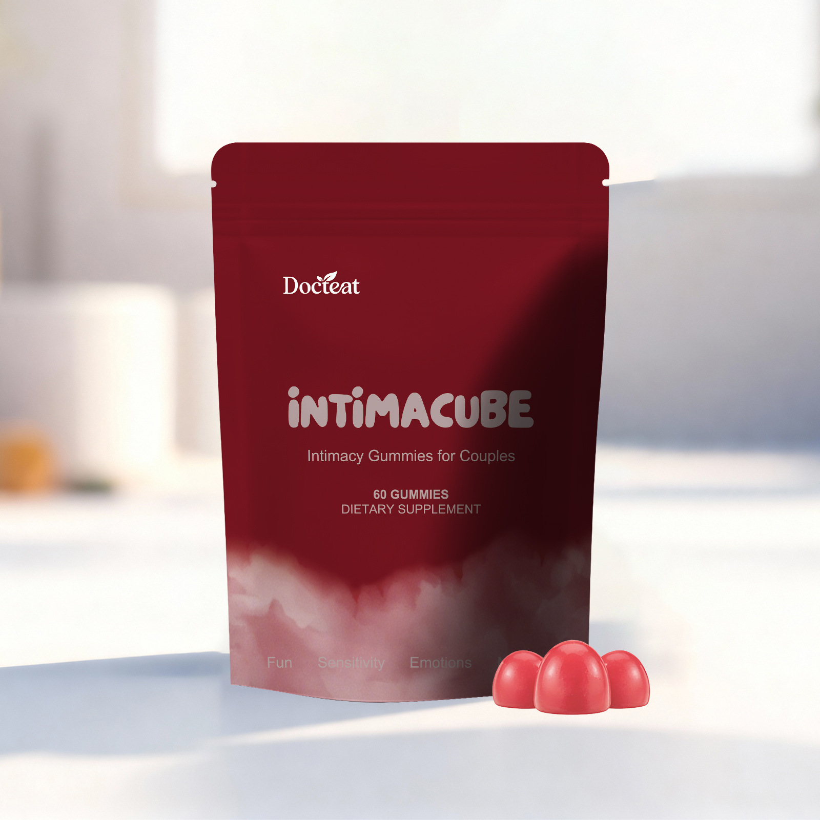 Premium Nutritious Intimacy Support Gummies For Couples Daily Emotional Wellness Care